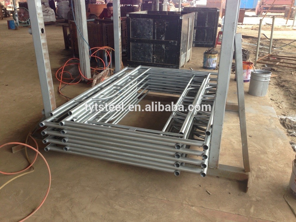 steel scaffolding system for building
