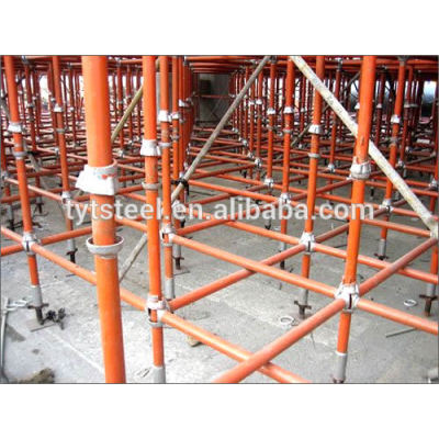 Buliding cuplock scaffolding system