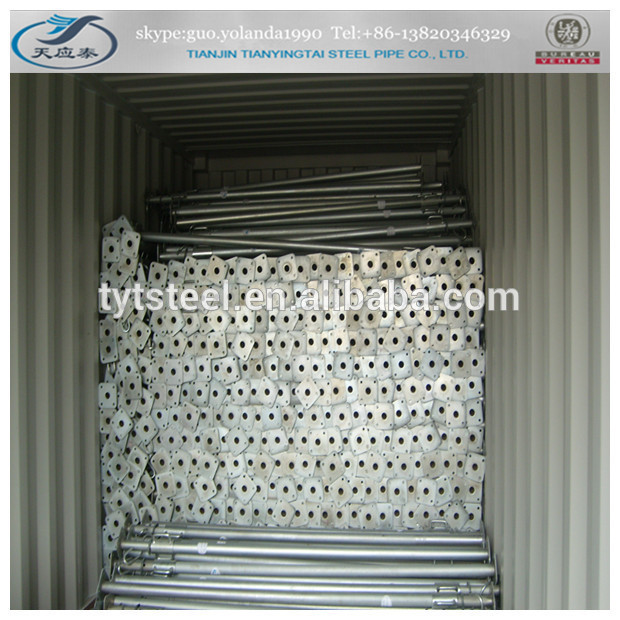 hot dip galvanized shoring prop for building