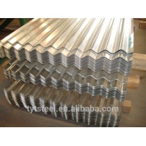 Corrugated matal roof tiles