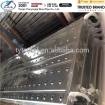Galvanized Scaffolding Steel Plank/scaffolding parts/steel plank with hook