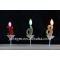 color flame number candle