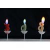 color flame number wholesale candle