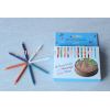 colour flame birthday thin candles