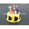 color flame birthday candle