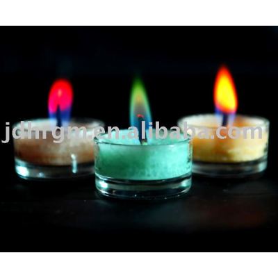Candles With Colored Flames