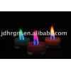 Color Flame Glass Tealight Candles