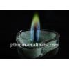 Color Flame Clear Glass Shapes Candle