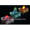 Color Flame Shape of heart Glass Craft Candle