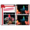 valentine's color flame candles
