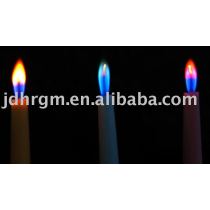Color Flame Christmas Decorative Taper Candles