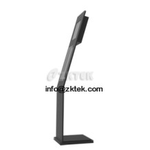 X7 Blade shape ipad experience kiosk with lockable front panel