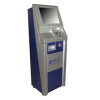 A8 Touchscreen payment kiosk for bank management system with PIN pad, card reader,bill cash validator, invoice and thermal printer