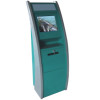 F8 Touchscreen kiosk with inlay metal keyboard and A4 laser printer