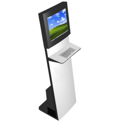 K1 Slim&sleek touchscreen kiosk with keyboard