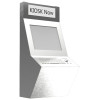 S7 wall mount stainless steel kiosk with metal keyboard