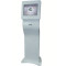 T21 S-shape Touchscreen kiosk for reception desk with receipt printer(thermal printer)