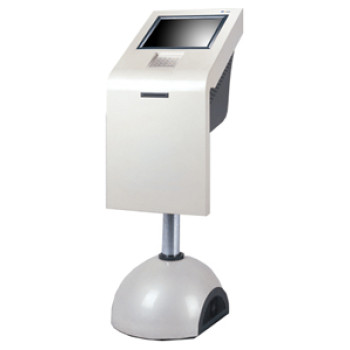 T7 Touchscreen kiosk for handicapped with hydraulic elevator system and thermal receipt printer