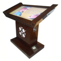 D32 Floor standing hall type all in one LCD advertisement player with touchsceen(2 points multitouch)