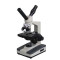 halogen lamp laboratory two observation tube biological microscope