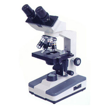 sliding head binocular biological microscope
