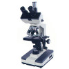 sliding head trinocular biological microscope