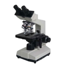 wooden box sliding head binocular compound microscopy