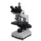 wood box sliding head trinocular bio microscope