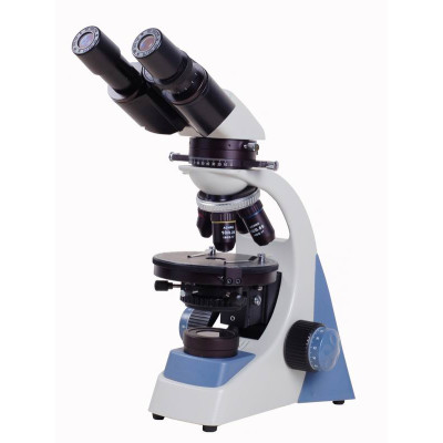 simple small binocular polarizing microscope