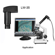 CMOS sensor 0.35M pixel high resolution microscope digital camera electronic eyepiece