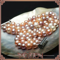 charming multicolor freshwater pearl bracelet