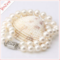 Nature pink freshwater pearl stylish bracelet