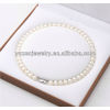 stunning white costume pearls necklace