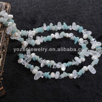 New design freshwater pearl necklace costume jewelry