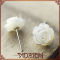Rose flower earring jewelry silver earring