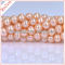 orange color potato freshwater pearl beads