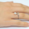 2012 design wholesale 6-7mm near-round freshwater pearl ring