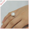 designer pearl ring wholesale 8-9mm button freshwater pearl