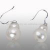 irregular Shape Freshwater Pearl dangling Earrings