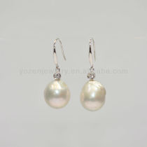 Baroque shape Freshwater Pearl pearl earings (jhumka)