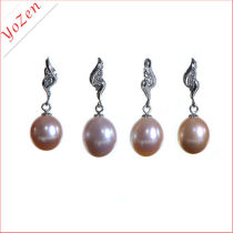 Wedding fashion freshwater pearl pendant designs