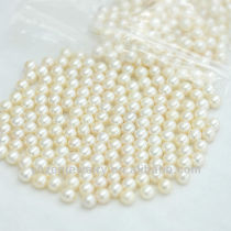 9-10mm white Round Freshwater Loose pearl
