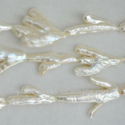 Popular shape 12-13mm Keshi Loose Freshwater pearl