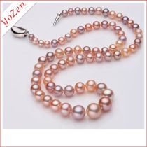 Nature multicolor freshwater pearl necklace 2013