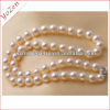 Bohemian white color freshwater pearl necklace