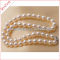 Bohemian white color freshwater pearl necklace