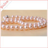 Nature shinning pink freshwater pearl necklace