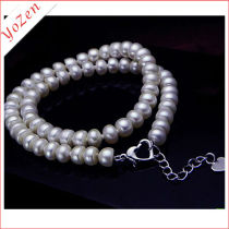 Lovely button pearl feshwater Pearl Necklace