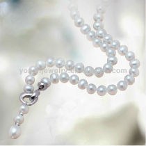 Nature white freshwater pearl fashionable necklace vners
