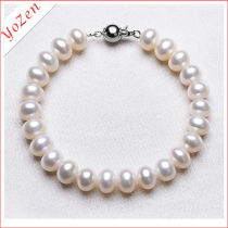 New design white freshwater pearl bracelet